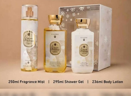 GIFT SET WARM & HONEY SG295ml+ BL295ml + BL250ml